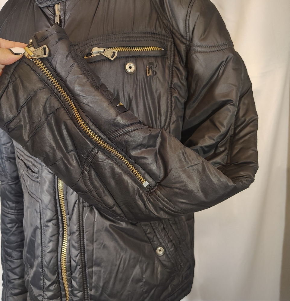 Diesel Light Weight Jacket, Nordstrom's Women ,ZipUp, Black, Zip Pckts, XXL - Picture 12 of 16